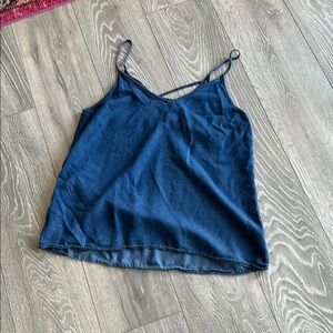 Women's Denim Spaghetti Strap Top